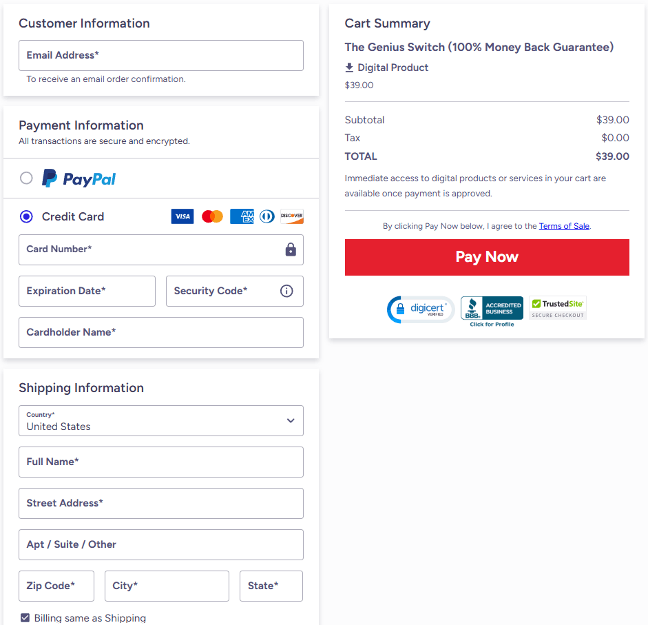 the-genius-switch-checkout-page